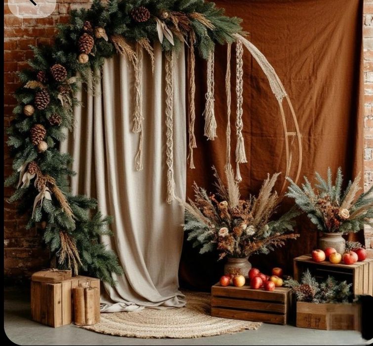 Декор новорічних фотозон , банкетних залів для гостей