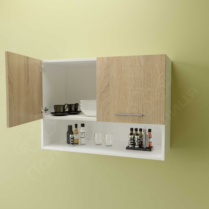 Шафа навісна 80, 60, 40. 30см Шафка з відкритою полицею у ванну