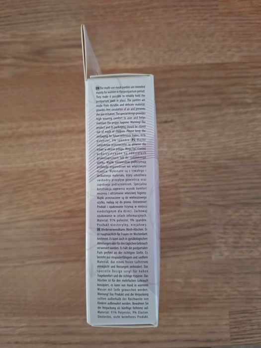 Wielorazowe majtki poporodowe, rozmiar L