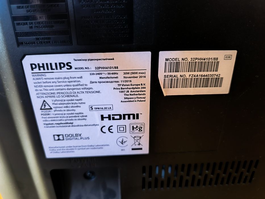 TV LED 32" Philips