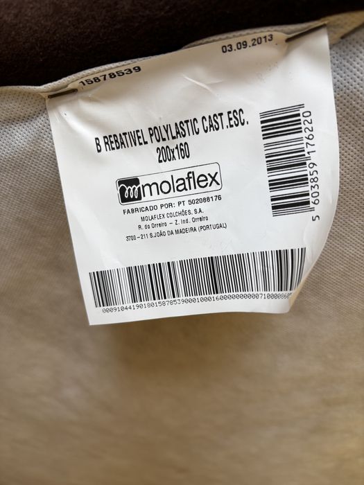 Cama com arrumação 1.60x2.00 Molaflex