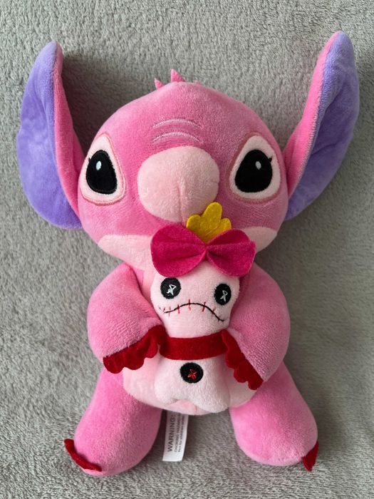 М'яка іграшка Ліло рожева висота 27 см. Стіч блакитний висота 35 см.