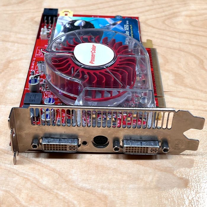 PowerColor ATI Radeon X850 XT 256 MB GDDR3 PCIe – retro gaming Windows XP / 98 / DOS