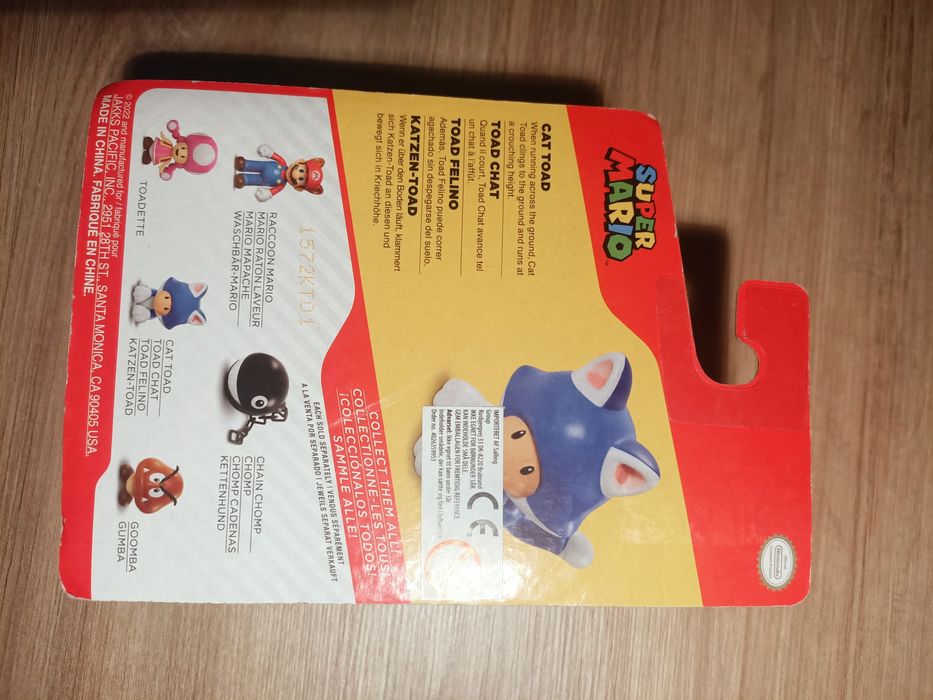 Super Mario figurka Cat Toad