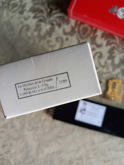 Blake e Mortimer O Mistério da Grande Pirâmide I 5 Figuras PIXI mini