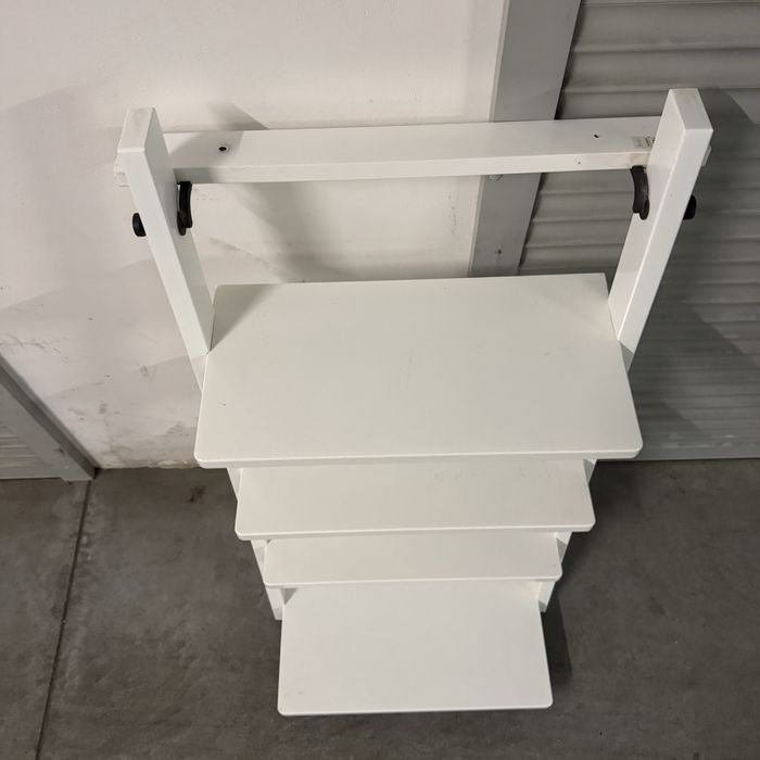 Półka ścienna szafka Ikea Hjalmaren drabinka biała