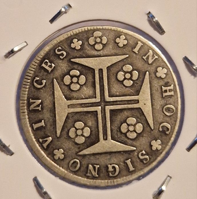 Moeda de prata 6 Vinténs D. João VI