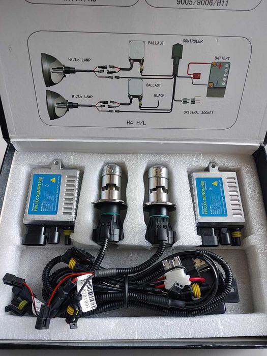 NOVOS _ Kits HYLUX xenon ou bi-xenon Canbus em H7 H1 H4 D2s