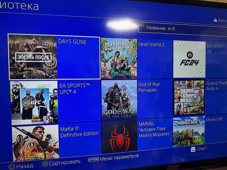 Sony Playstation 4 Slim 1Tb памяті,забита іграми!