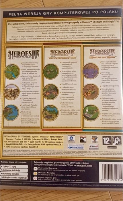 Gra komputerowa PC Heroes IV złota edycja limitowana