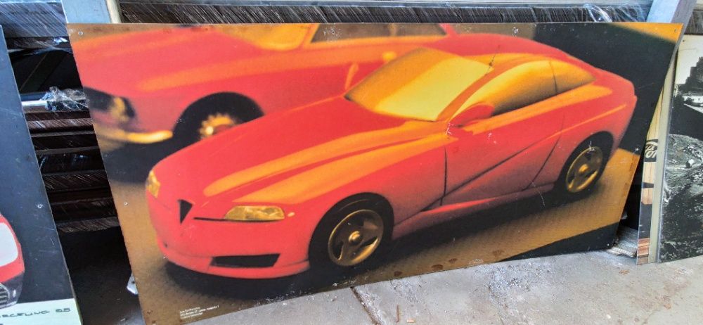 Placa Publicitária Alfa Romeo GT Junior Maquete 1