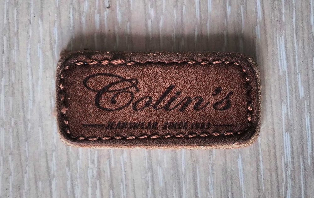 Лейблы / ярлыки бренда Colin's / Колинз на джинсы / юбку / сумку, кожа