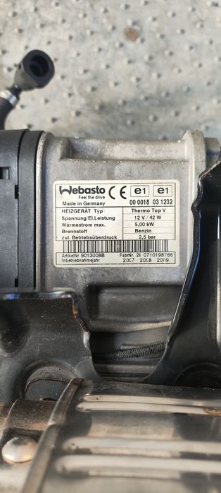 Webasto Thermo Top V  VW Touran Caddy Skoda Passat