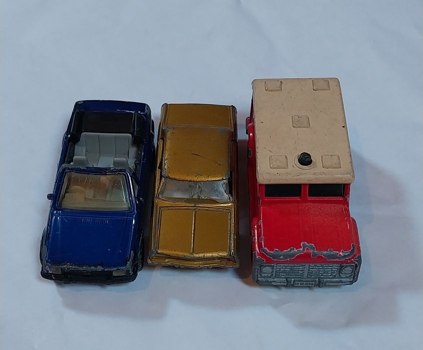 Lote de 3 miniaturas antigas Matchbox