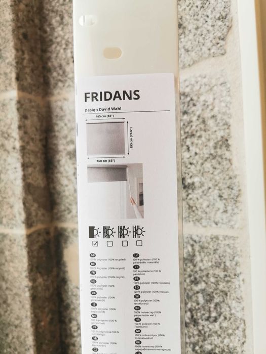 Estore de correr opaco Ikea