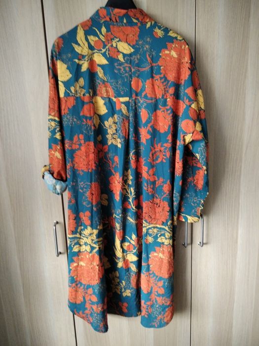 Piękna koszula tunika Manilla kwiaty rozmiar uniwersalny