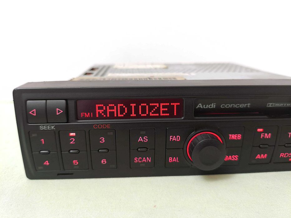Radio Audi Concert PLUS A3 8L A2 A4 B5 A6 C5 A8 TT + KOD - Panel 22cm