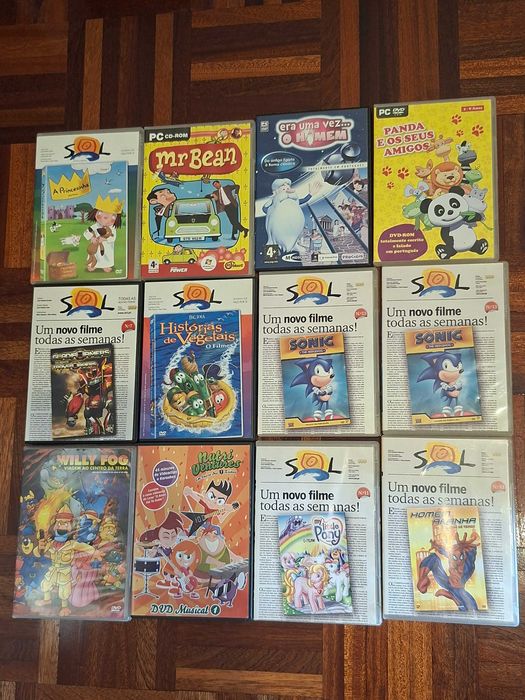 Conjunto VHS + Dvd + PC