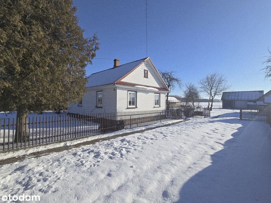 Dom z dużą, malowniczą działką - Krzywa, gm. Bielsk Podlaski