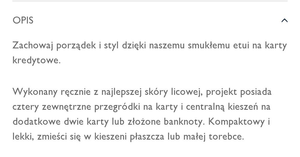 Etui na karty kredytowe