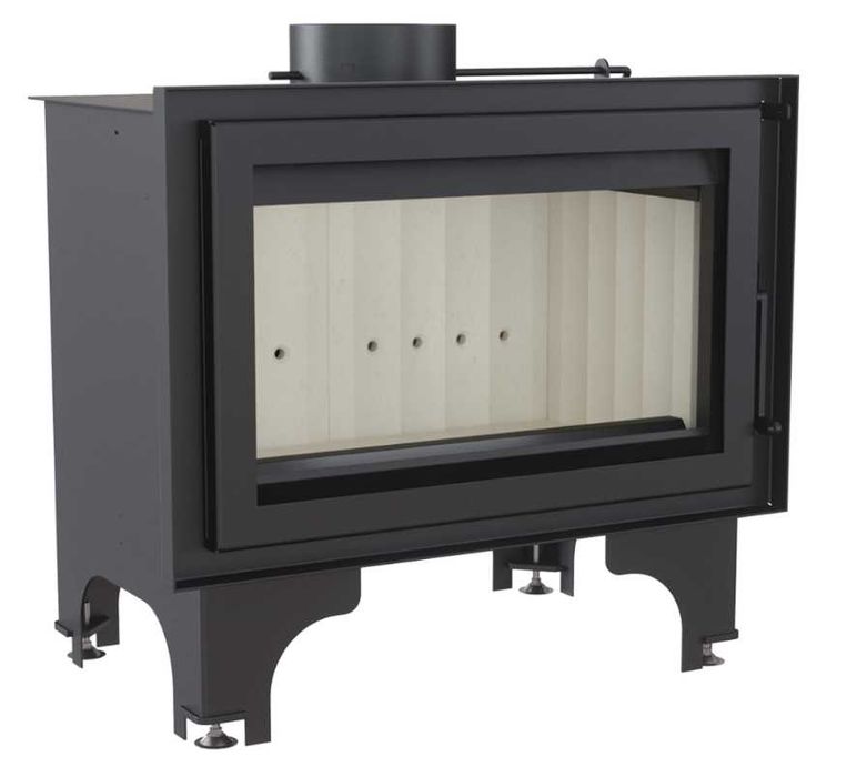kominek Basia Kratki.pl - wyłożenie ceramiczne, płyty Termotec