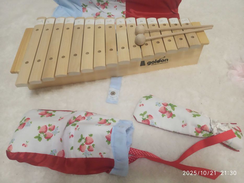 Xilofone de madeira 15 notas