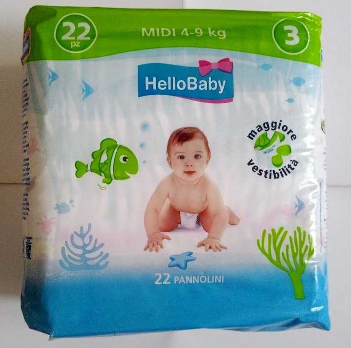 Підгузки Dada, Mamia, Huggies, Beauty Baby,  Conad 3,