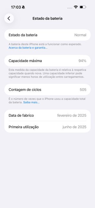 iPhone 16 Pro Max 256GB Titânio | 94% Bateria | Capa Apple MagSafe Oferta