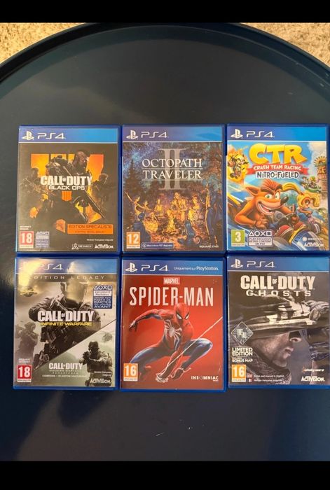 Jogos PlayStation 4,5 e comandos