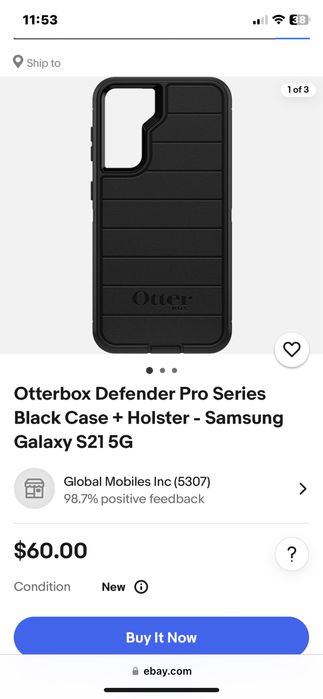 Otterbox Defender протиударний чохол на Samsyng S21 та iPhoni 12