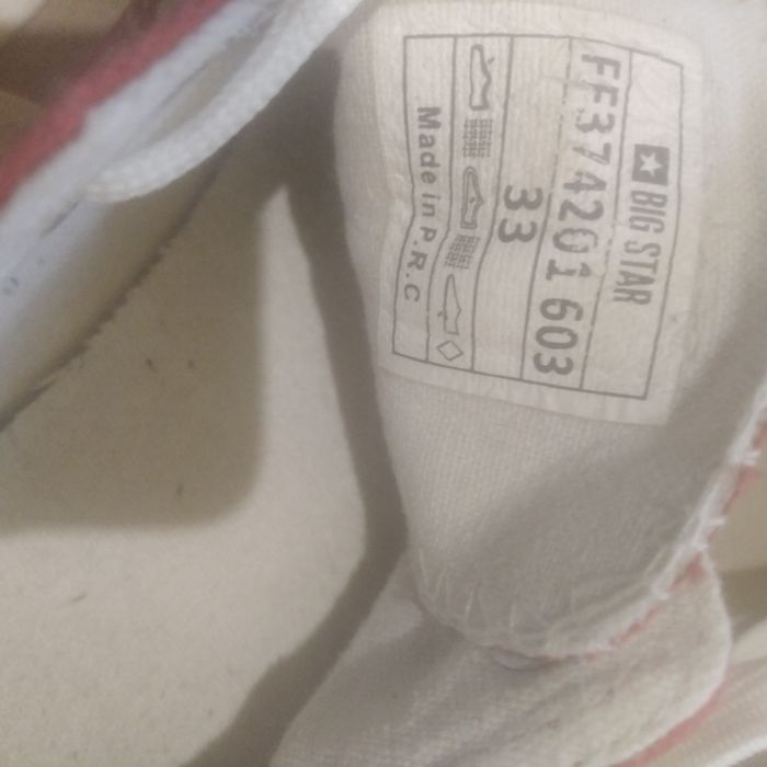 Trampki Big Star rozmiar 33 czerwone