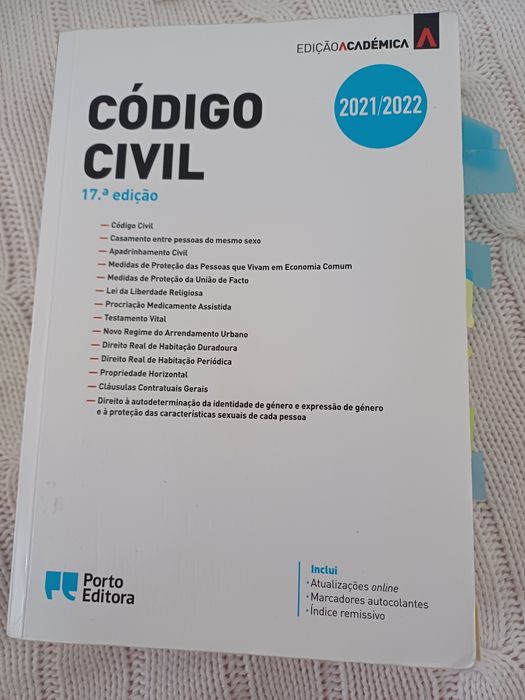 CÓDIGO CIVIL, Porto Editora, ed. Académica