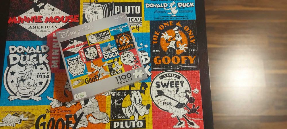 Puzzle Disney 100 4 sztuki
