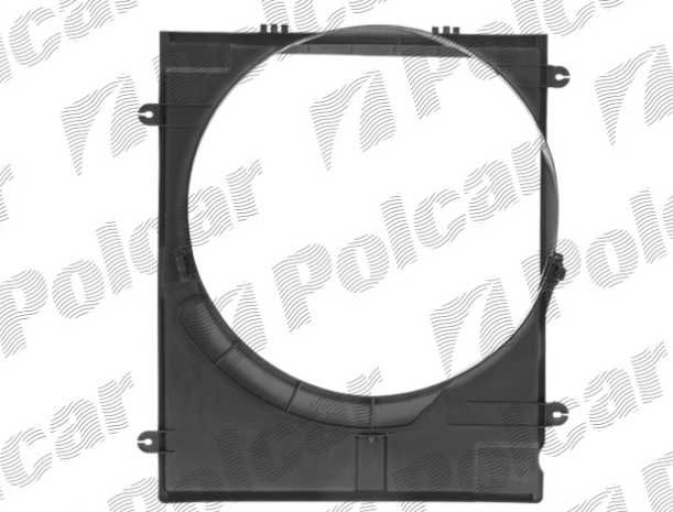Resguardo ventoinha do radiador Mitsubishi L200 2005 a 2015  MN135054