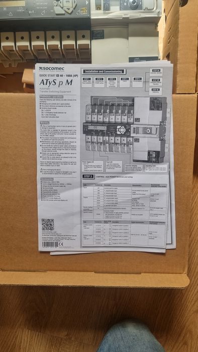Przełącznik agregat sieć socomec atys p M  40A