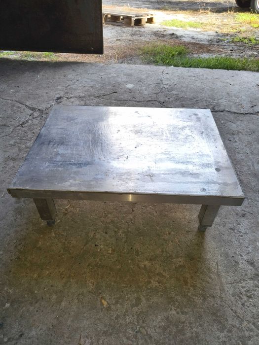 Podest stopień ze stali nierdzewnej 65cm x 48cm x 25 cm
