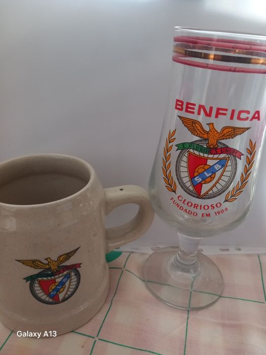 Copo,caneca e porta chaves  Benfica-5€