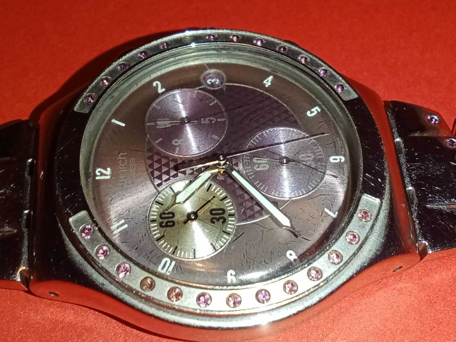 Relógio Swatch Senhora YCS488G Caviar D´Aubergine