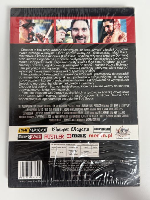 Chopper Film na DVD NOWY zafoliowany