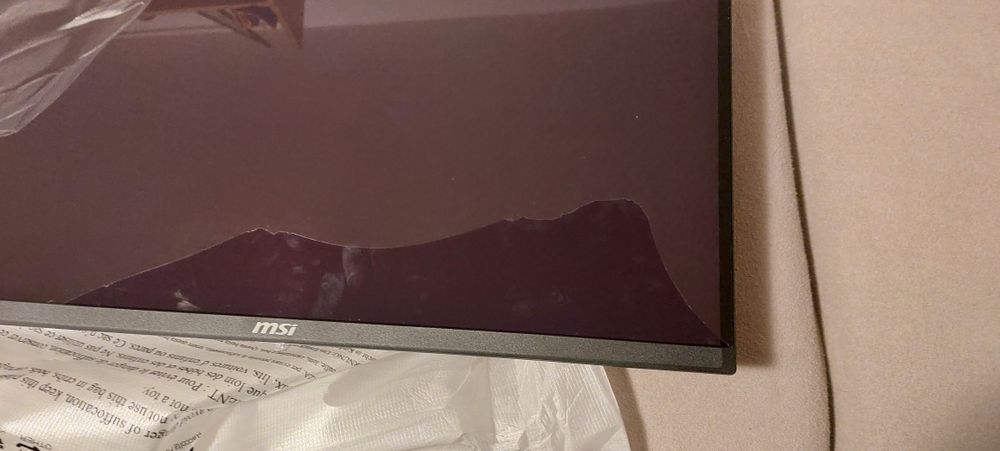 Monitory Gamingowe msi mag 271qpx uszkodzony