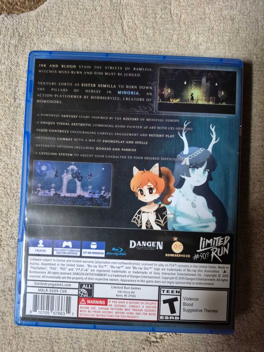 Minoria PS4 Limited Run Games