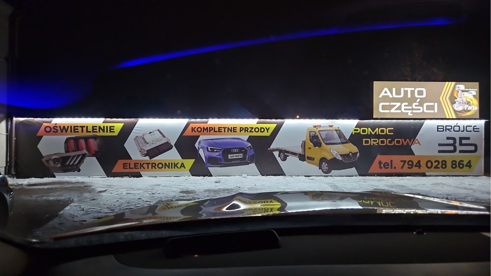 Kasetony Litery Led Ledony Frezowanie Dibond plexi montaż reklam