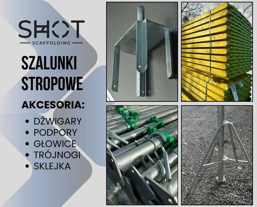 Strop szalunkowy, zestaw elementów na  50 m ~ NOWY, ceny producenta