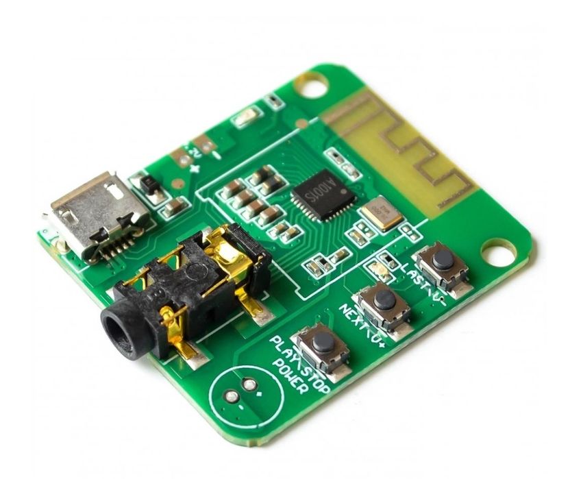 Аудио модуль приемник JDY-64 Bluetooth 4.2, DC 3.3-5В, AUX