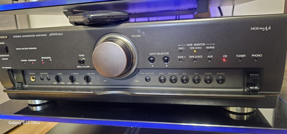 Technics SU-A800M2 zintegrowany wzmacniacz mocy+oryginalny  pilot-bdb stan