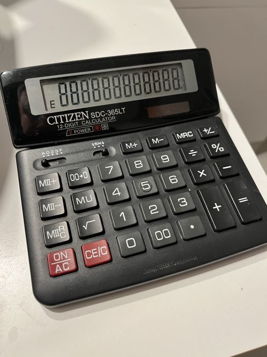 Kalkulator Citizen SDC-365LT zasilany swiatłem