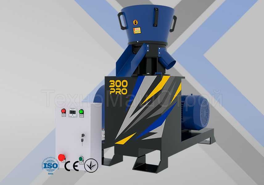 Гранулятор для виробництва паливних пелет Гранд-300 PRO(30 кВт.)