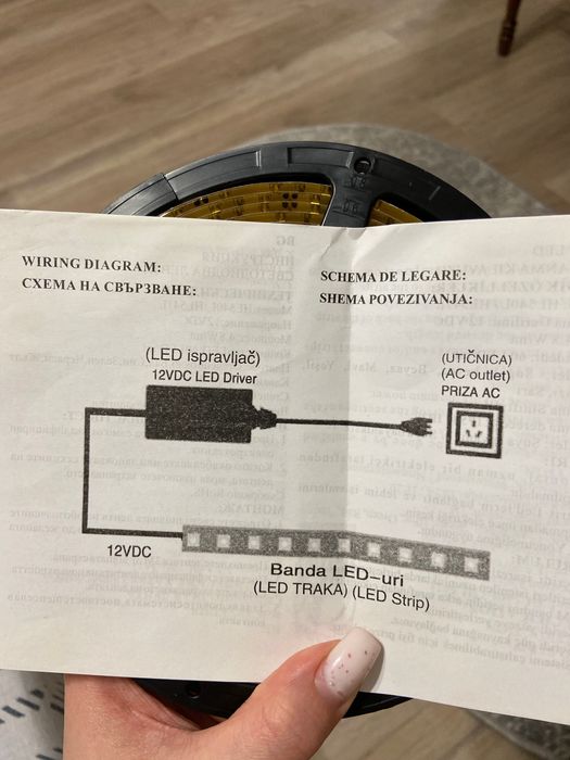 Світлодіодна LED стрічка 5М 4шт.