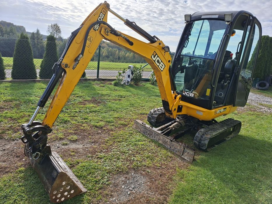 Minikoparka JCB 8018 mało mtg zadbana
