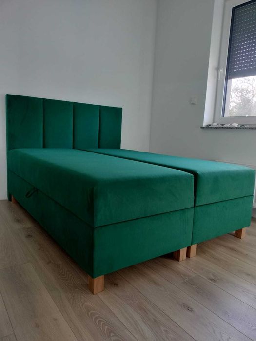Łóżko łóżka tapicerowane kontynentalne na wymiar